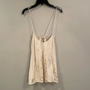 Ivory Spaghetti Strap